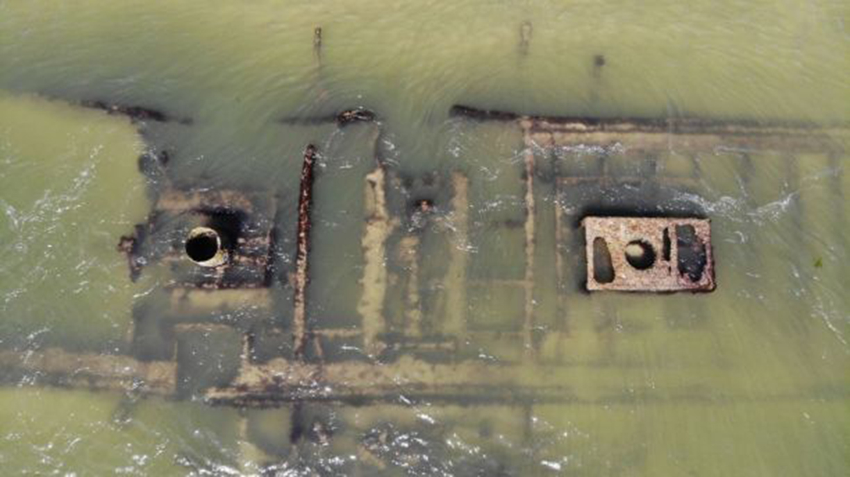 Drone Video Civil War Shipwreck Discovered off North Carolina Coast