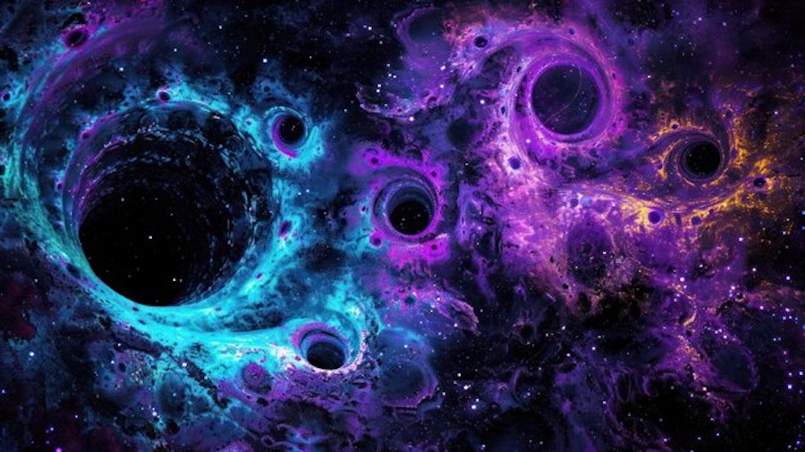 Black Holes & Cosmic Colors on Planetarium Dome